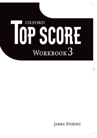 Top Score 3 Workbook book cover