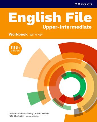 English File fifth edition Upper-intermediate Workbook with key book cover
