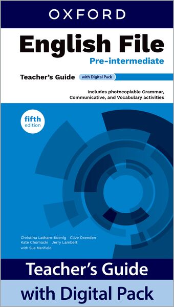 English File Fifth Edition Pre-Intermediate Teacher's Guide with Digital Pack book cover