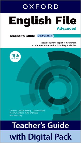 English File Fifth Edition Advanced Teacher's Guide with Digital Pack book cover