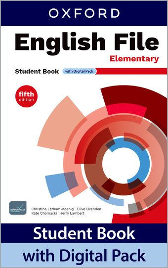 English File Fifth Edition Elementary Student Book with Digital Pack book cover