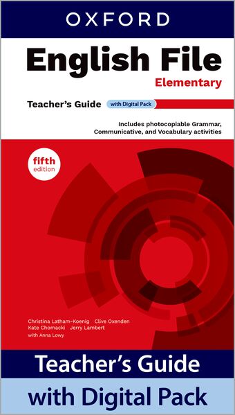 English File Fifth Edition Elementary Teacher's Guide with Digital Pack book cover