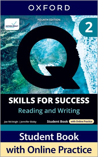 Q Skills for Success 4e Level 2 Reading and Writing Student Book Online Practice book cover
