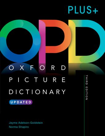 Oxford Picture Dictionary Plus 2024 Mono Dictionary Student Book book cover