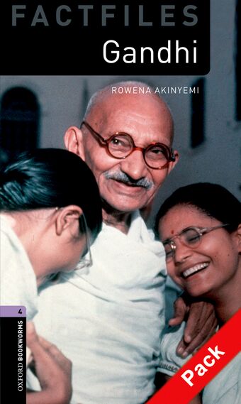 Oxford Bookworms Factfiles Level 4 Gandhi book cover