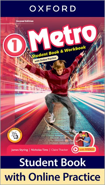 Metro Level 1 Student Book and Workbook with Online Practice book cover