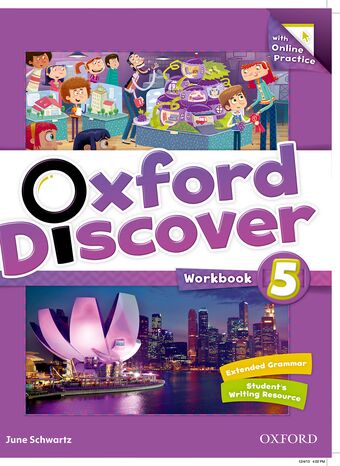 Oxford Discover Level 5 Workbook with Online Practice book cover