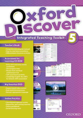 Oxford Discover Level 5 Teacher's Book with Online Practice book cover