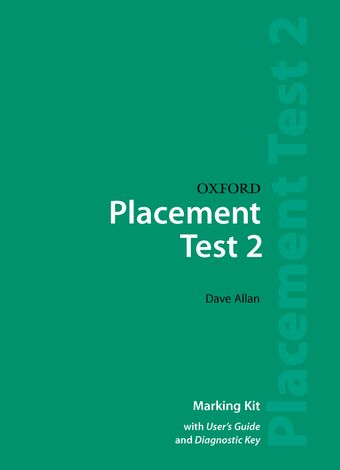 Oxford Placement Test 2 Marking Kit book cover