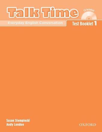 Talk Time 1 Test Booklet with Audio CD book cover