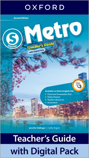 Metro Starter Level Teacher's Guide with Digital Pack book cover