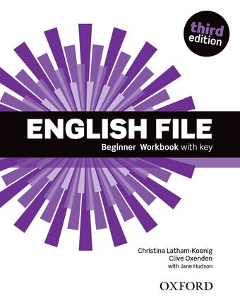 English File Beginner Workbook with Key book cover