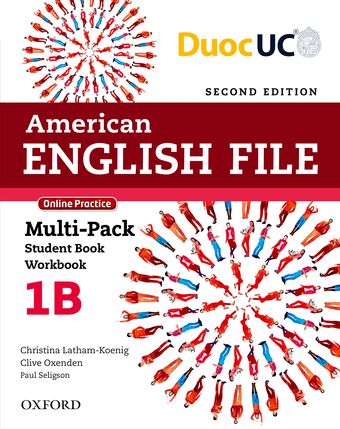 American English File Level 1 Multi-pack B book cover
