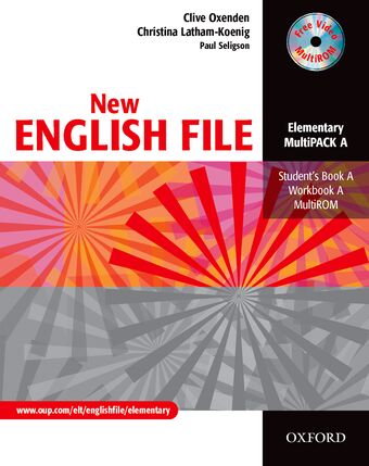 New English File Elementary Multipack A book cover