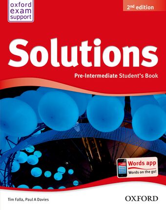 Solutions Pre-Intermediate Student's Book book cover