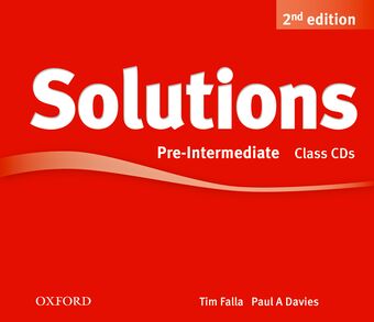 Solutions Pre-Intermediate Class Audio CDs (3 discs) book cover