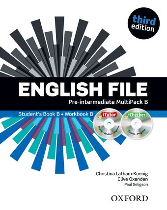 English File Pre-Intermediate MultiPACK B with iTutor and iCheck book cover