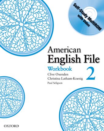 American English File Level 2 Workbook book cover