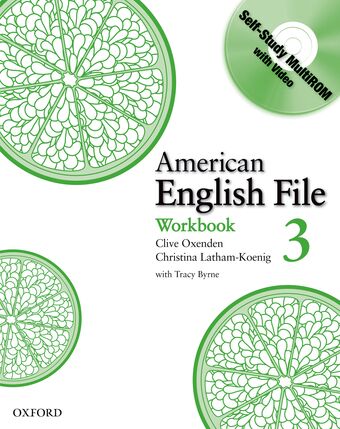 American English File Level 3 Workbook book cover