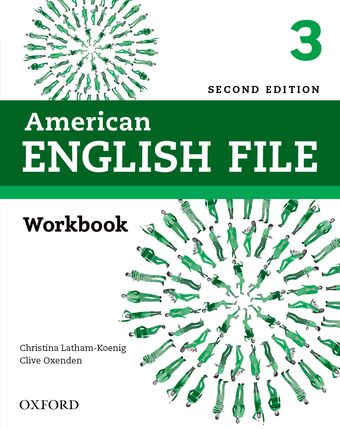 American English File Level 3 Workbook book cover