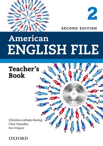 American English File Level 2 Teacher's Book with Testing Program CD-ROM book cover