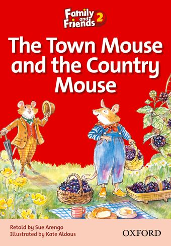 Family and Friends Readers 2 The Town Mouse and the Country Mouse book cover