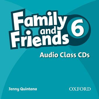 Family and Friends 6 Class Audio CD book cover