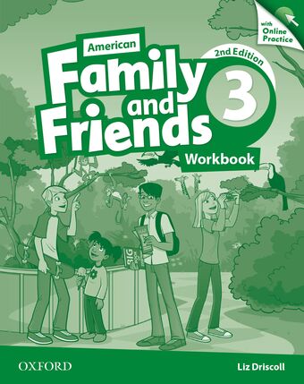 American Family and Friends 3 Workbook with Online Practice Pack book cover