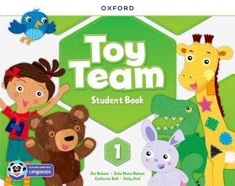 Toy Team Level 1 Student Book with Lingokids app book cover