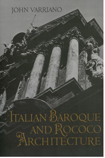 Italian Baroque and Rococo Architecture book cover