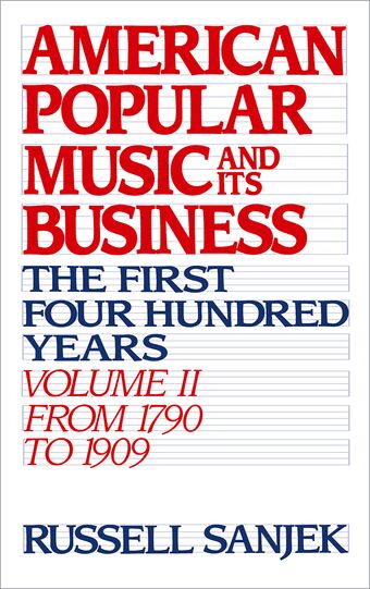 American Popular Music and Its Business book cover