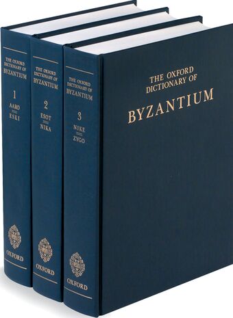 The Oxford Dictionary of Byzantium book cover