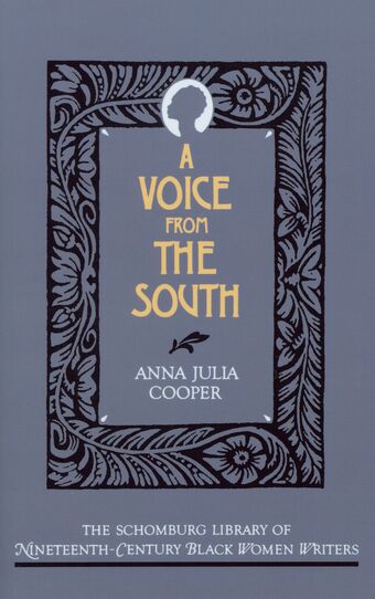 A Voice From the South book cover