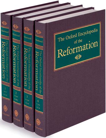 The Oxford Encyclopedia of the Reformation book cover