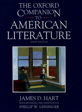 The Oxford Companion to American Literature book cover