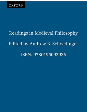 Readings in Medieval Philosophy book cover