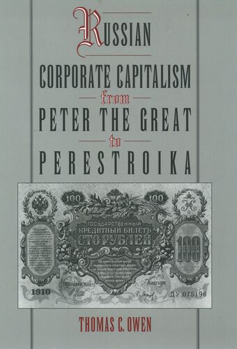 Russian Corporate Capitalism from Peter the Great to Perestroika book cover