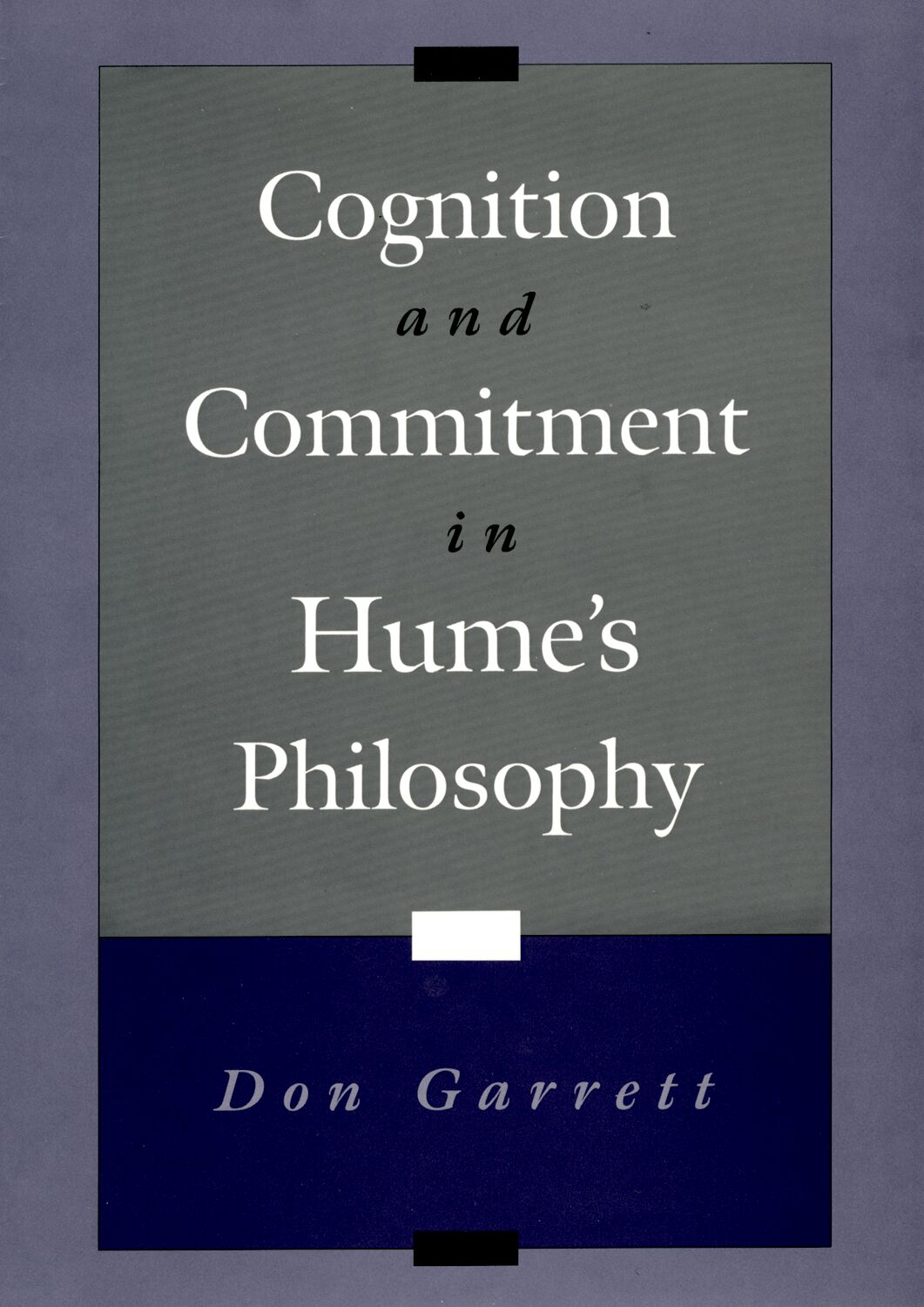 Cognition and Commitment in Hume's Philosophy book cover