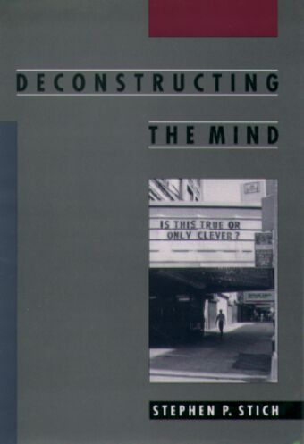 Deconstructing the Mind book cover