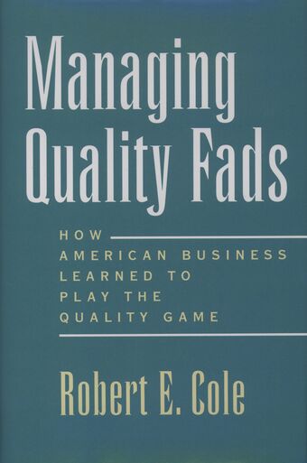 Managing Quality Fads book cover