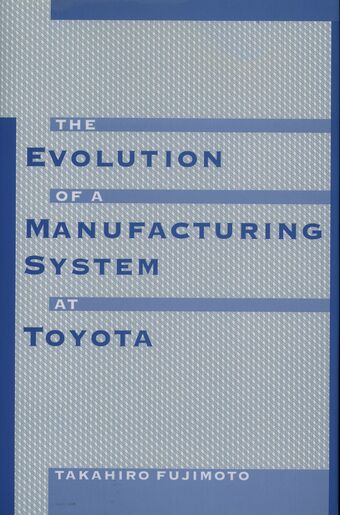 The Evolution of Manufacturing Systems at Toyota book cover