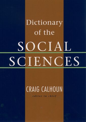 Dictionary of the Social Sciences book cover