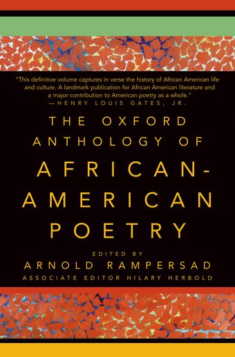 The Oxford Anthology of African-American Poetry book cover