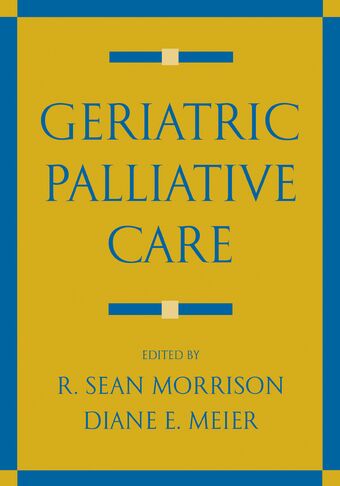Geriatric Palliative Care book cover