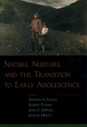 Nature, Nurture, and the Transition to Early Adolescence book cover