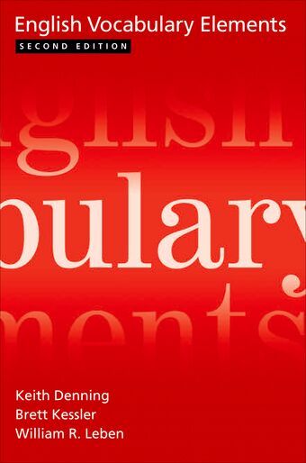 English Vocabulary Elements book cover
