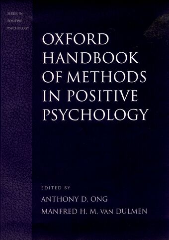 Oxford Handbook of Methods in Positive Psychology book cover
