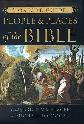 The Oxford Guide to People and Places of the Bible book cover
