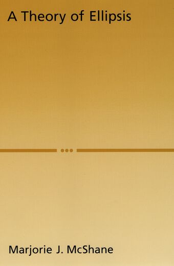 A Theory of Ellipsis book cover