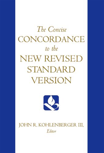 The Concise Concordance to the New Revised Standard Version book cover